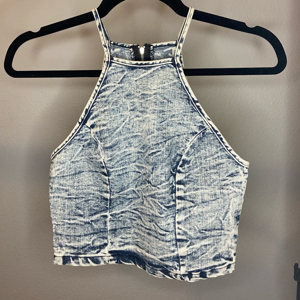 Denim Crop Top